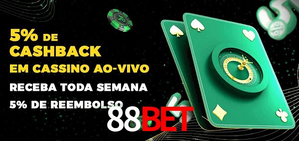 Promoções do cassino ao Vivo 88bet